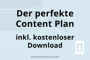 Content Plan erstellen