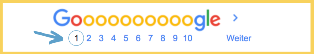 Google Seite 1