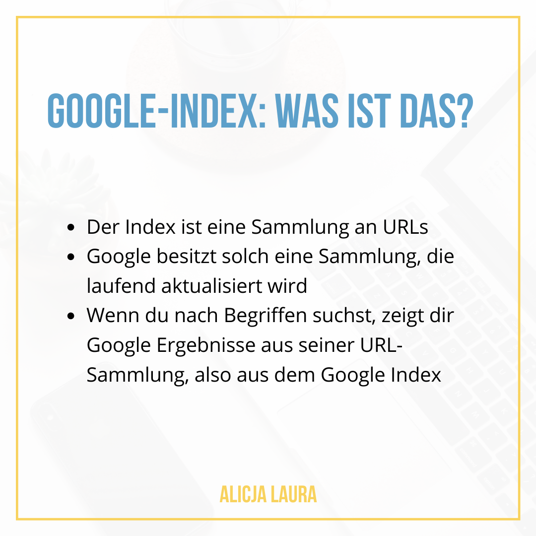 Google-Index Erklärung