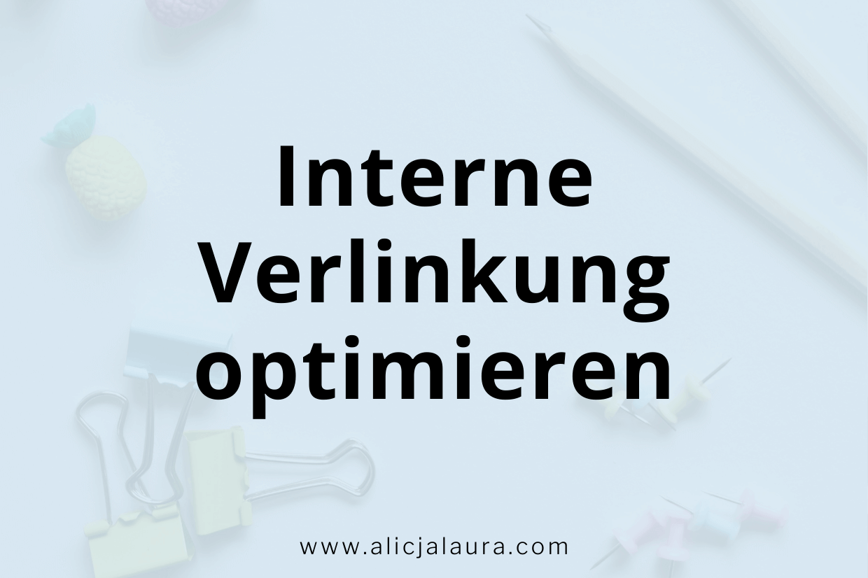 Interne Verlinkung optimieren