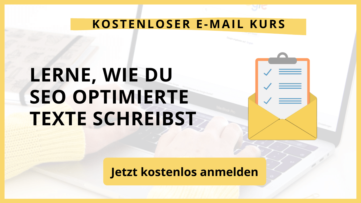 SEO-optimierte Texte schreiben - Gratis Kurs