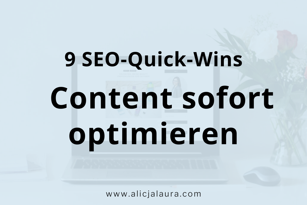 Content sofort optimieren